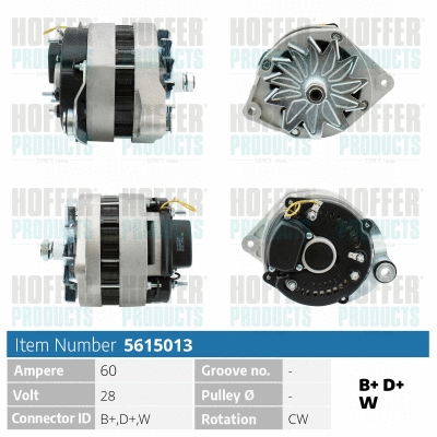 Alternator (H5615013)