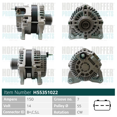 Alternator (H55351022)