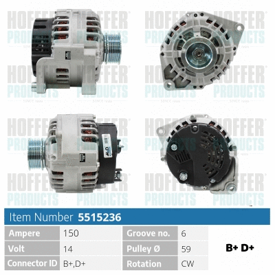 Alternator (H5515236)