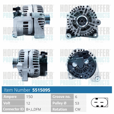 Alternator (H5515095)