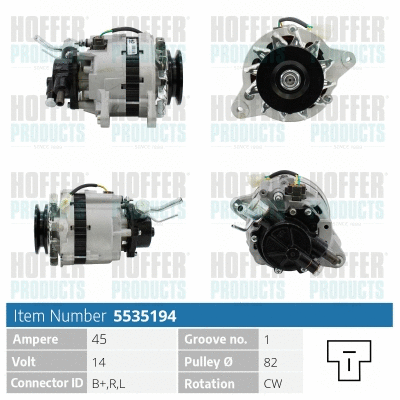 Alternator (H5535194)