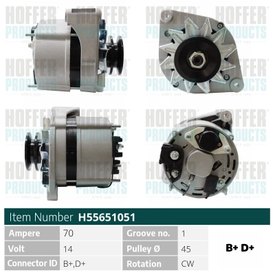 Alternator (H55651051)
