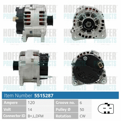 Alternator (H5515287)