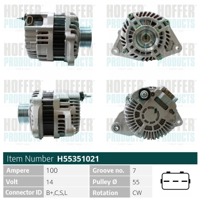 Alternator (H55351021)