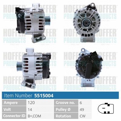 Alternator (H5515004)