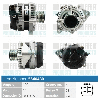 Alternator (H5540430)