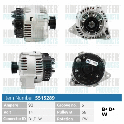 Alternator (H5515289)