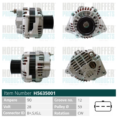 Alternator (H5635001)