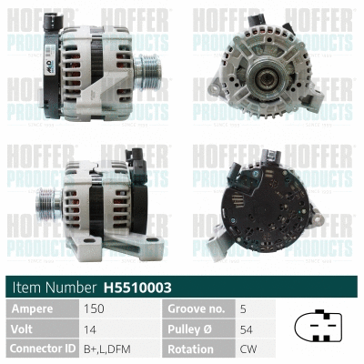Alternator (H5510003)