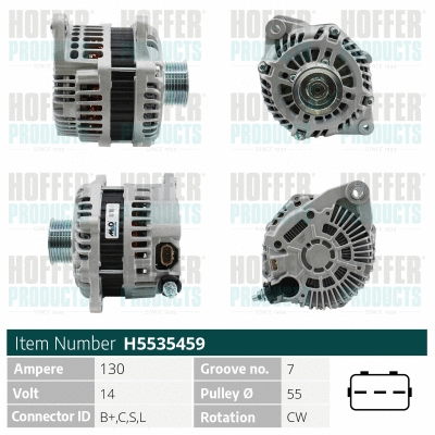 Alternator (H5535459)