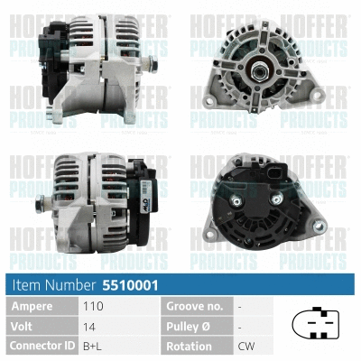 Alternator (H55101334)