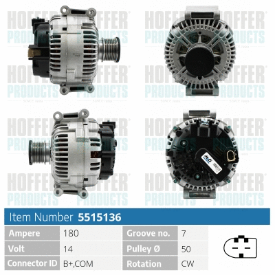 Alternator (H5515136)