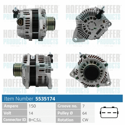 Alternator (H5535174)