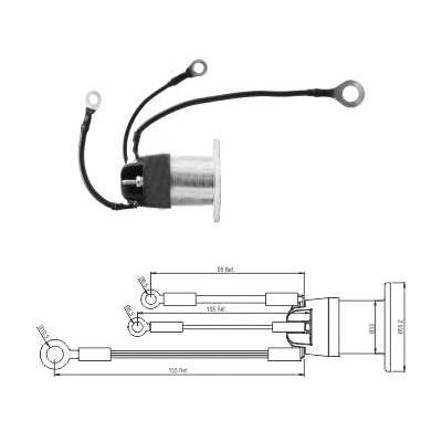 Solenoid Switch, starter (46194)