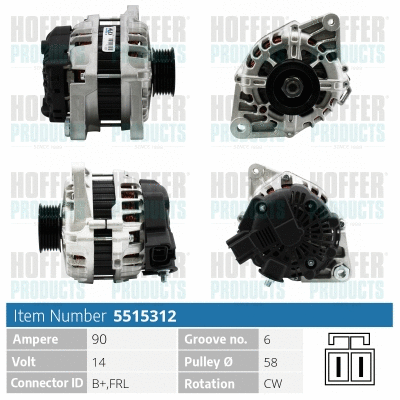 Alternator (H5515312)