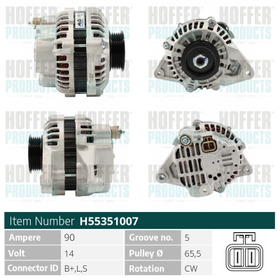 Alternator (H55351007)