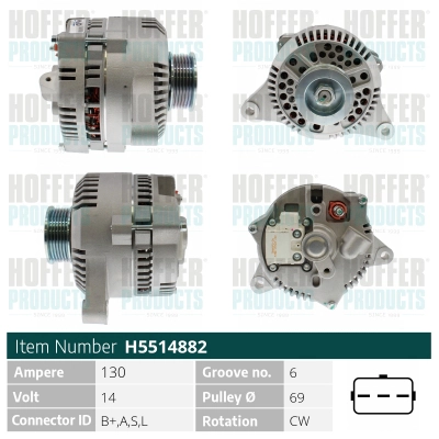 Alternator (H5514882)