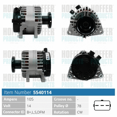Alternator (H5540114)