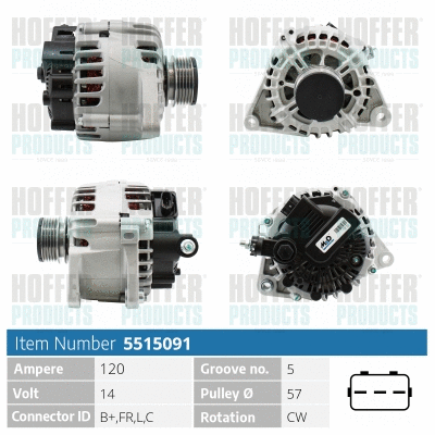 Alternator (H5515091)