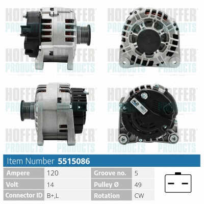 Alternator (H5515086)