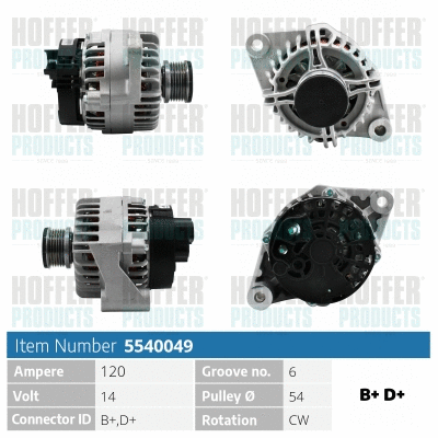 Alternator (H5540049)