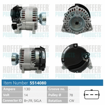 Alternator (H5514080)