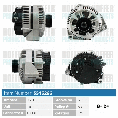 Alternator (H5515266)