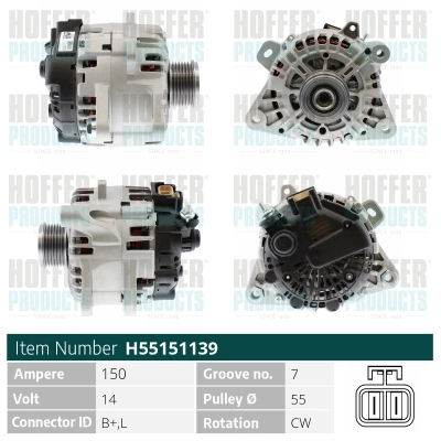 Alternator (H55151139)