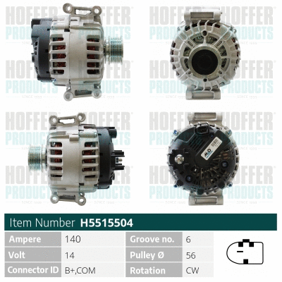 Alternator (H5515504)