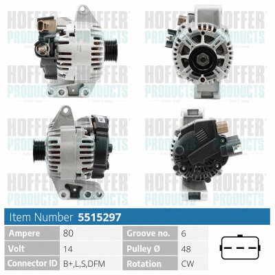 Alternator (H5515297)