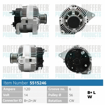 Alternator (H5515246)