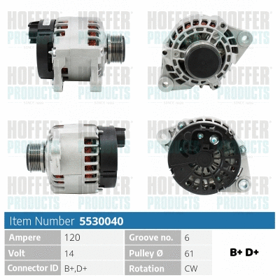 Alternator (H5530040)