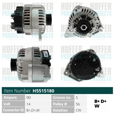 Alternator (H5515180)