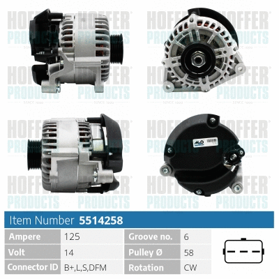 Alternator (H5514258)