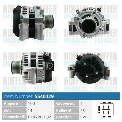 Alternator (H5540429)