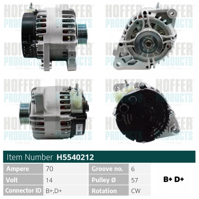 Alternator (H5540212)