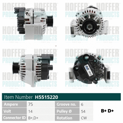 Alternator (H5515220)