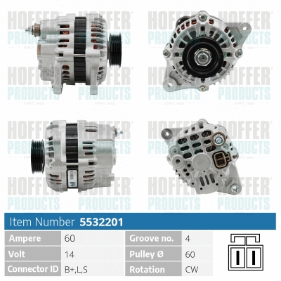 Alternator (H5532201)