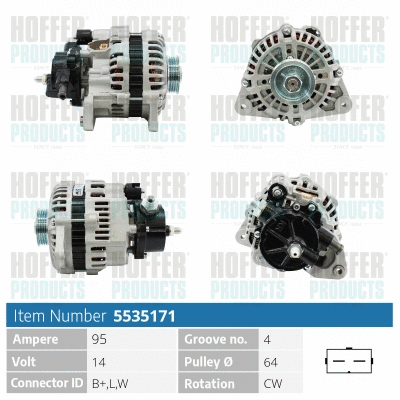 Alternator (H5535171)
