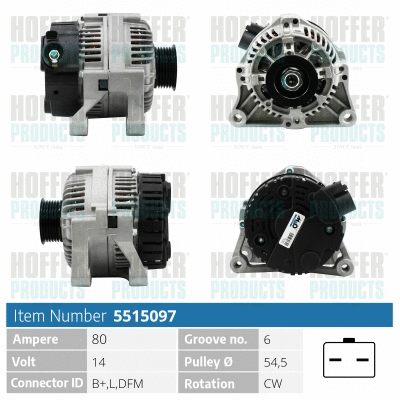 Alternator (H5515097)