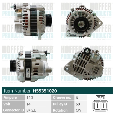 Alternator (H55351020)