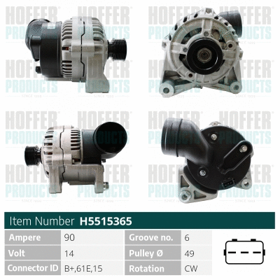 Alternator (H5515365)