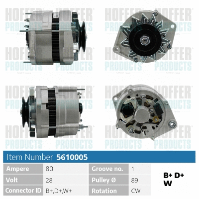 Alternator (H5610005)