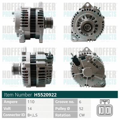 Alternator (H5520922)