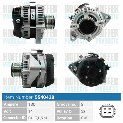 Alternator (H5540428)