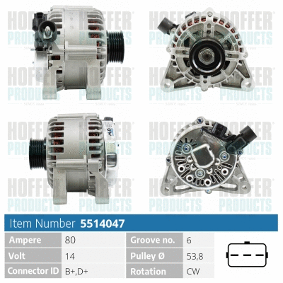 Alternator (H5514047)