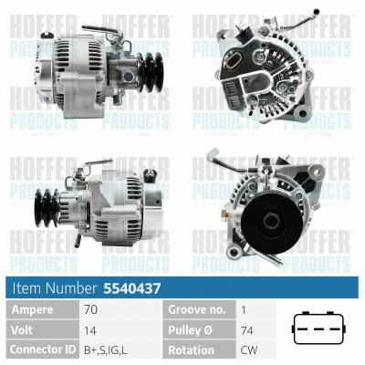 Alternator (H5540437)