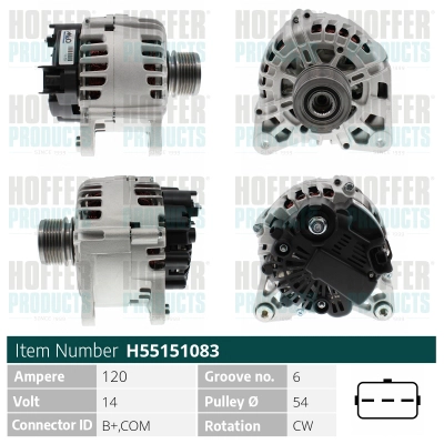 Alternator (H55151083)