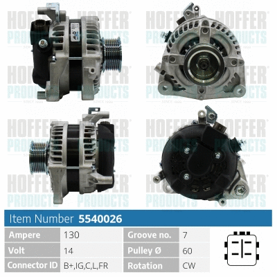 Alternator (H5540026)
