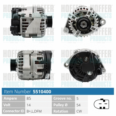 Alternator (H5510400)